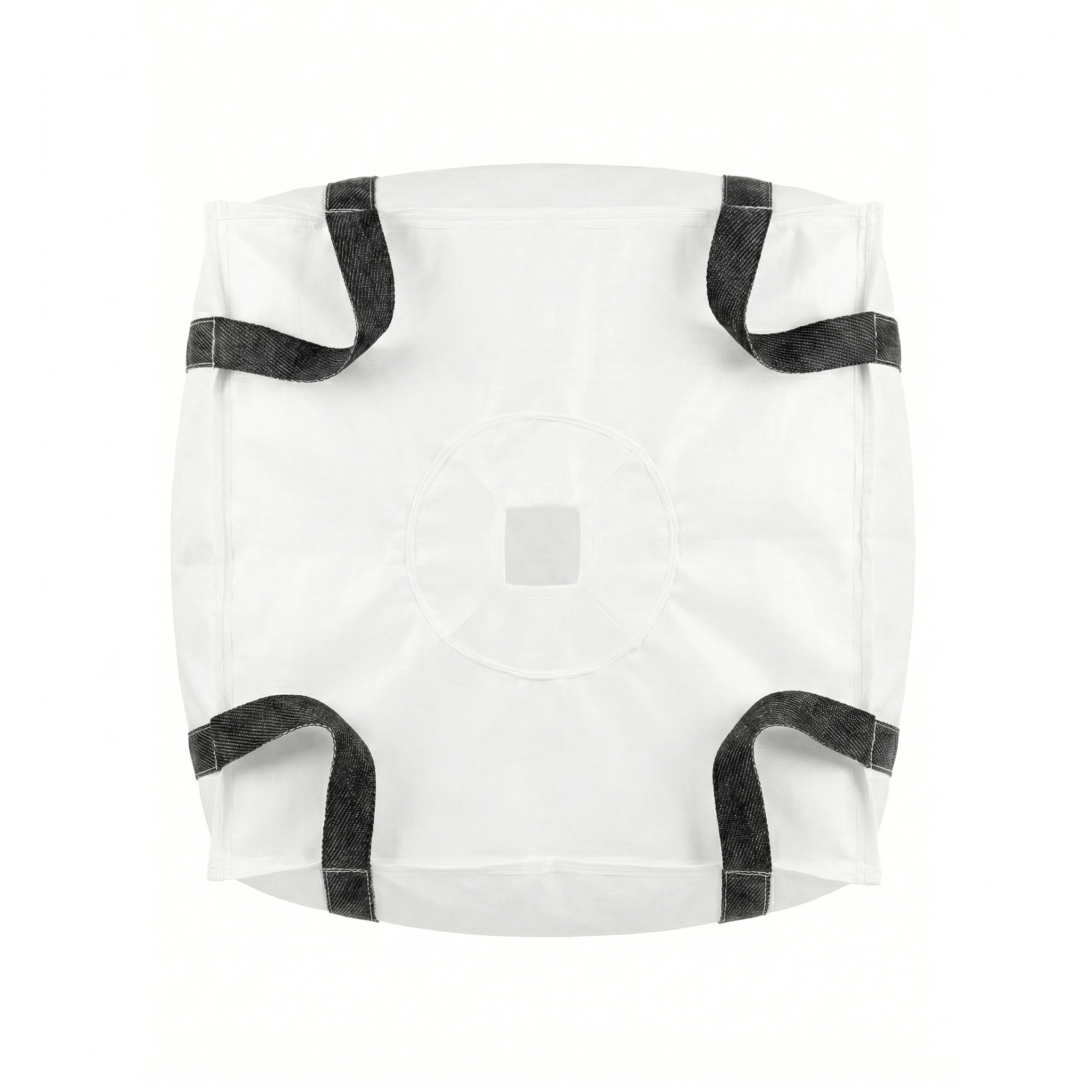 Big bag con válvula de carga y válvula de descarga