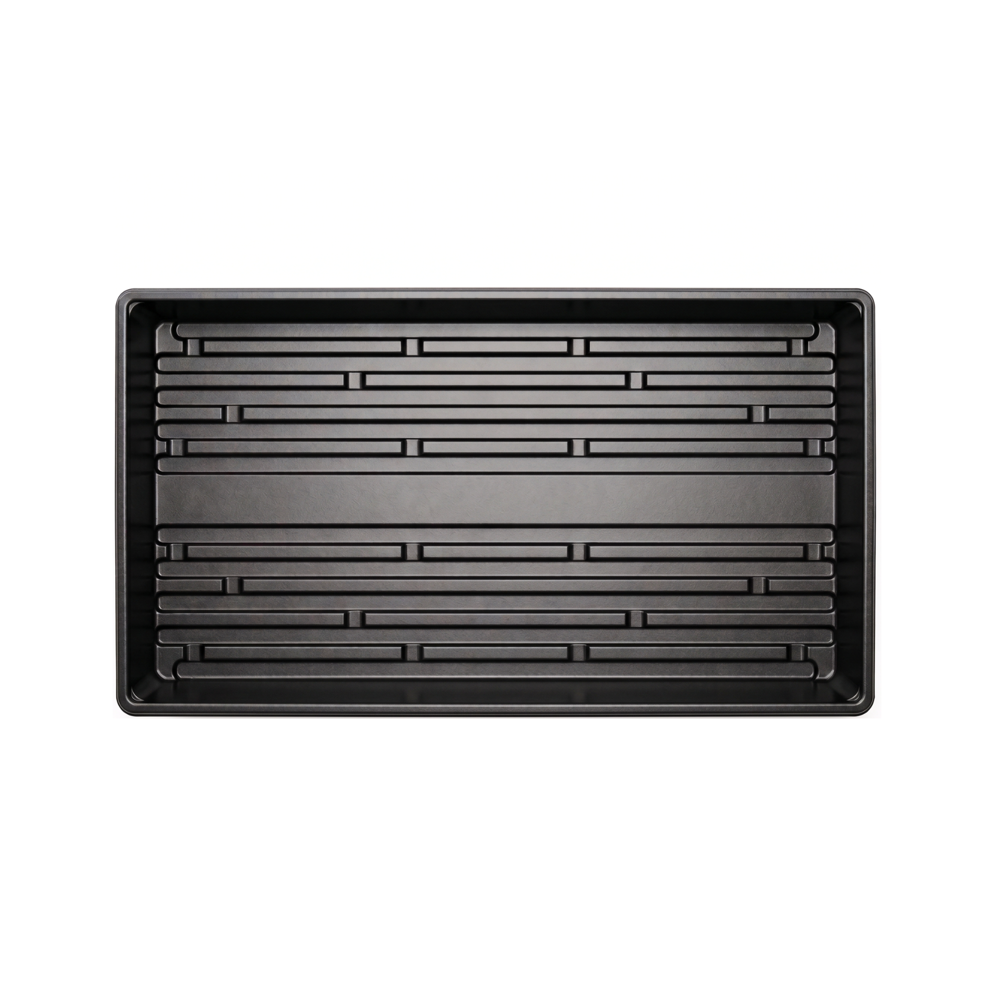 Plastic hydroponic tray