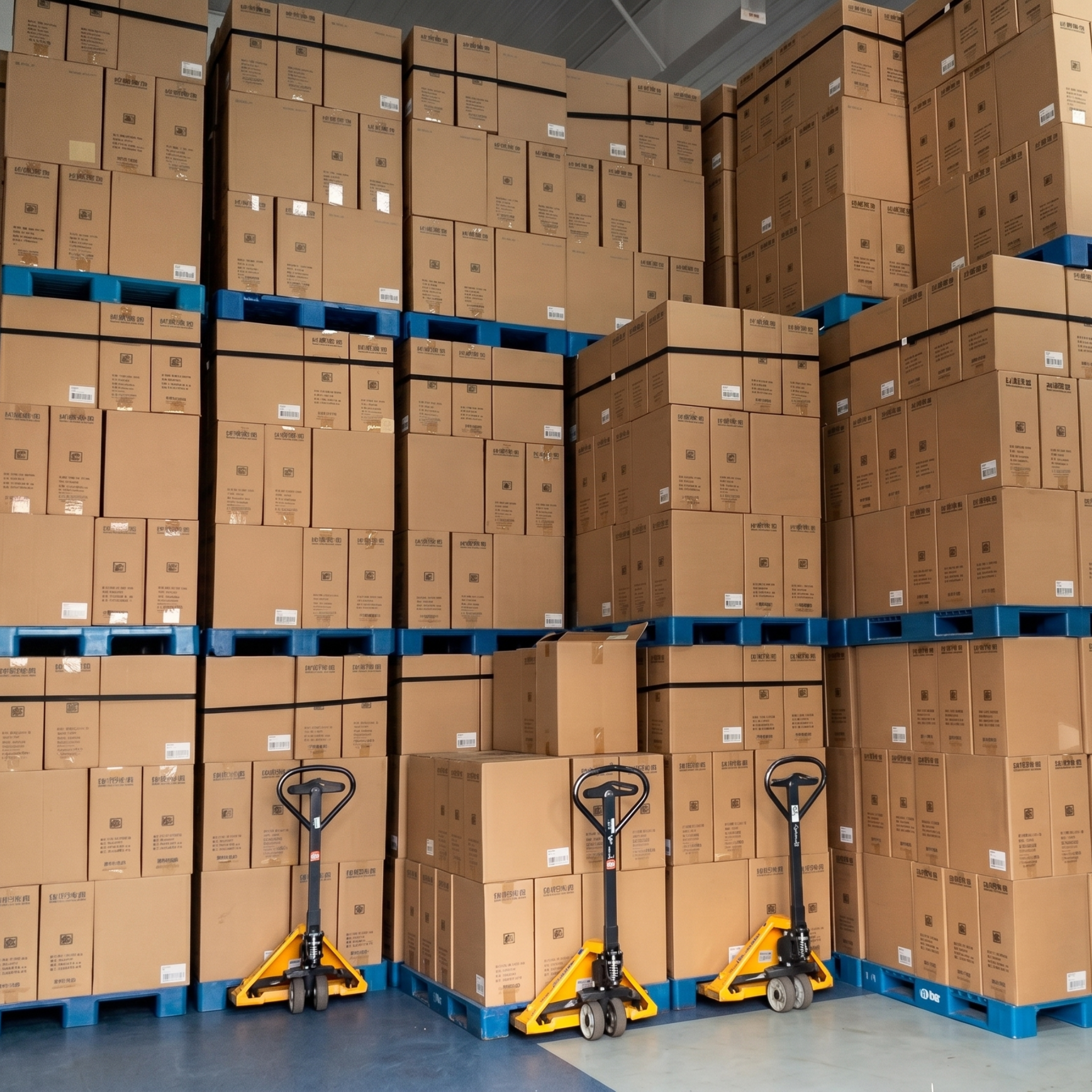 Hygienic plastic pallet