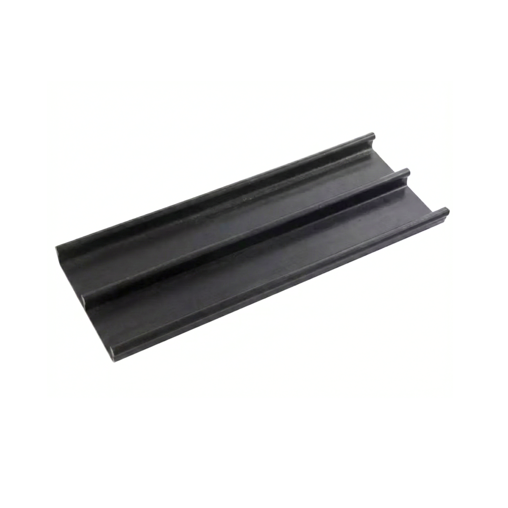E-shaped HDPE Poly Lock profile for the secure anchoring of geomembranes in concrete for projects in Santo Domingo.