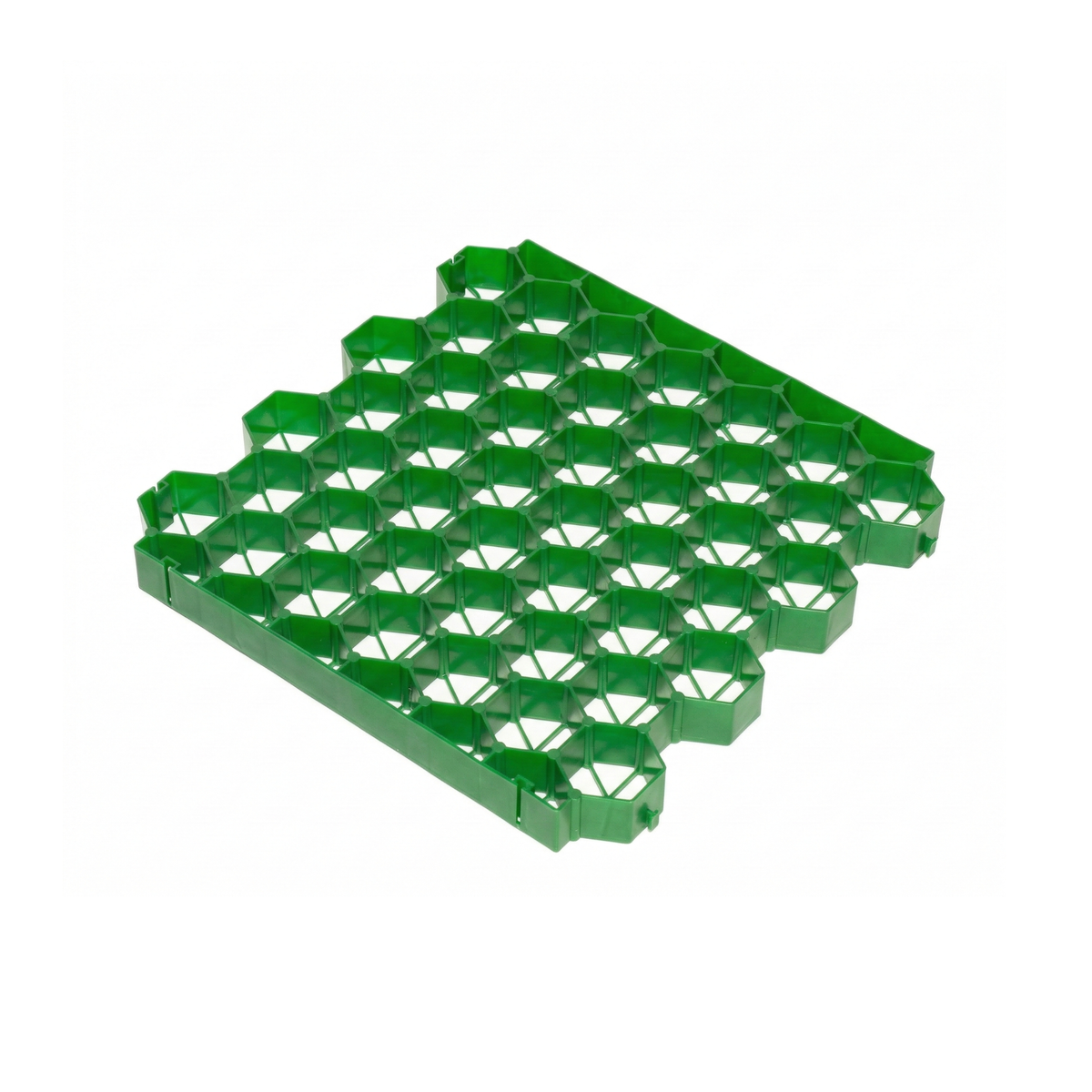 Dalle de pavage pour gazon de type nid d'abeilles modulaire pour la construction de parkings écologiques.