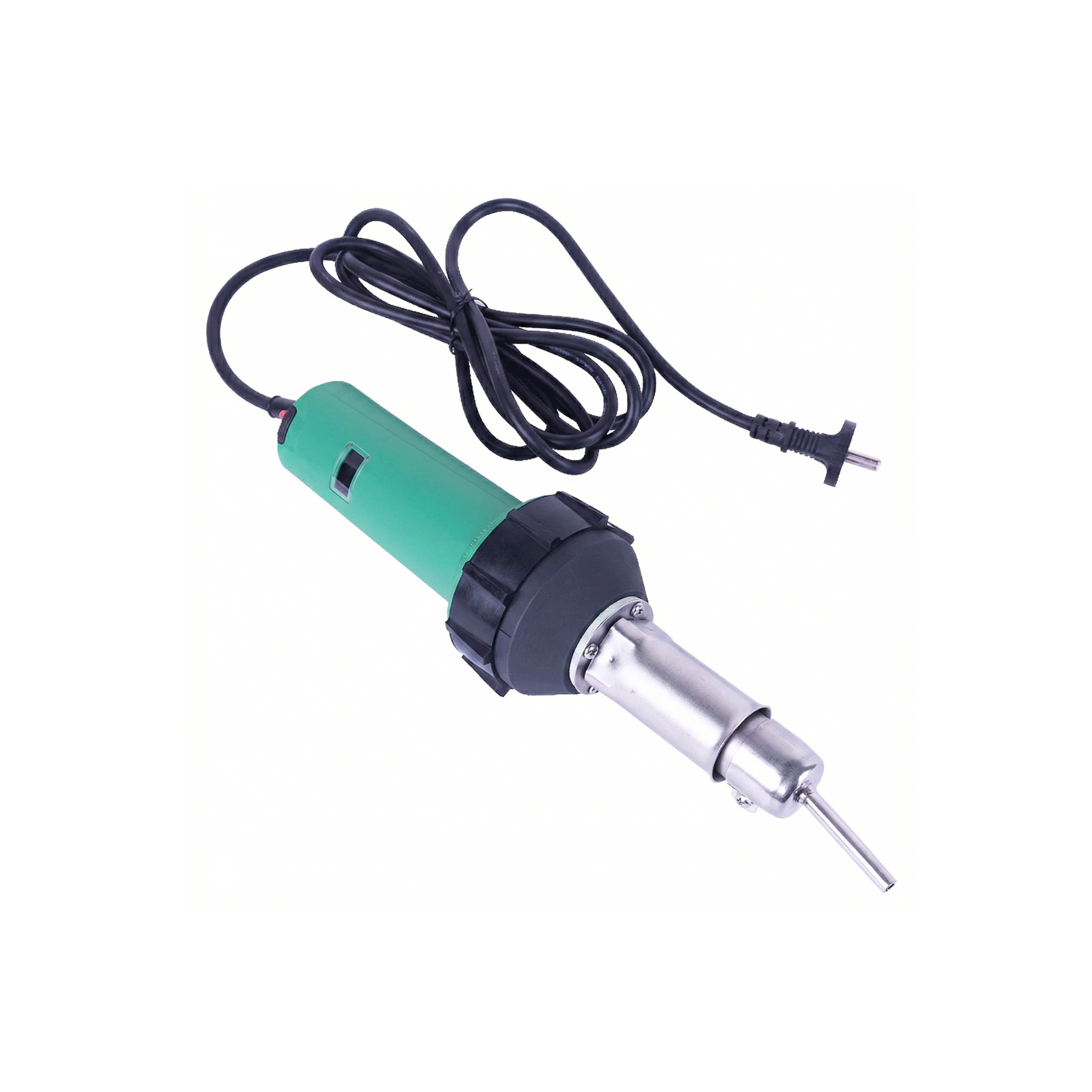 Professional blower welder or hot air gun, an essential tool for the installation and heat sealing of geomembranes.