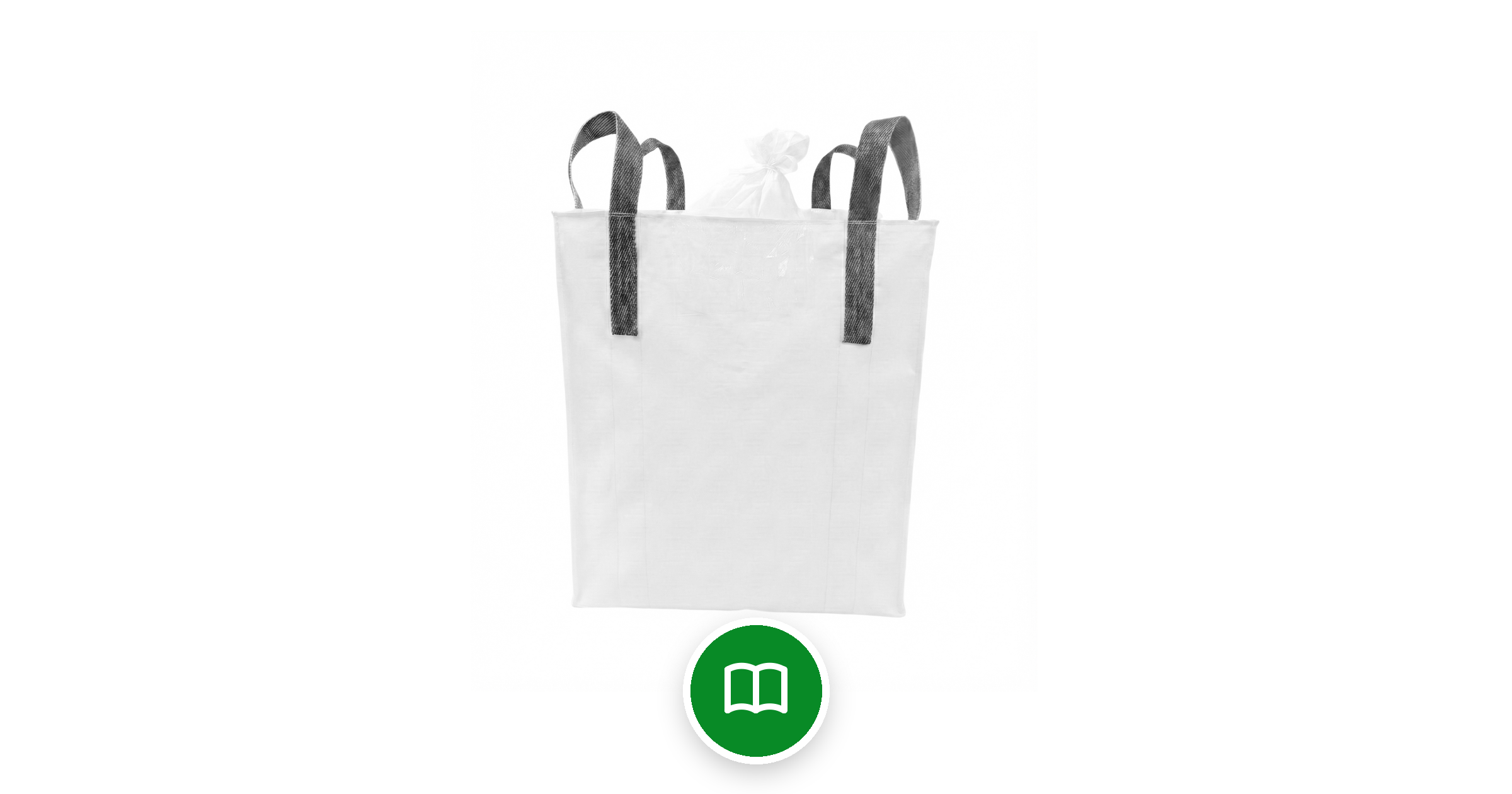 Guía de uso | Big bag con válvula de carga y fondo plano