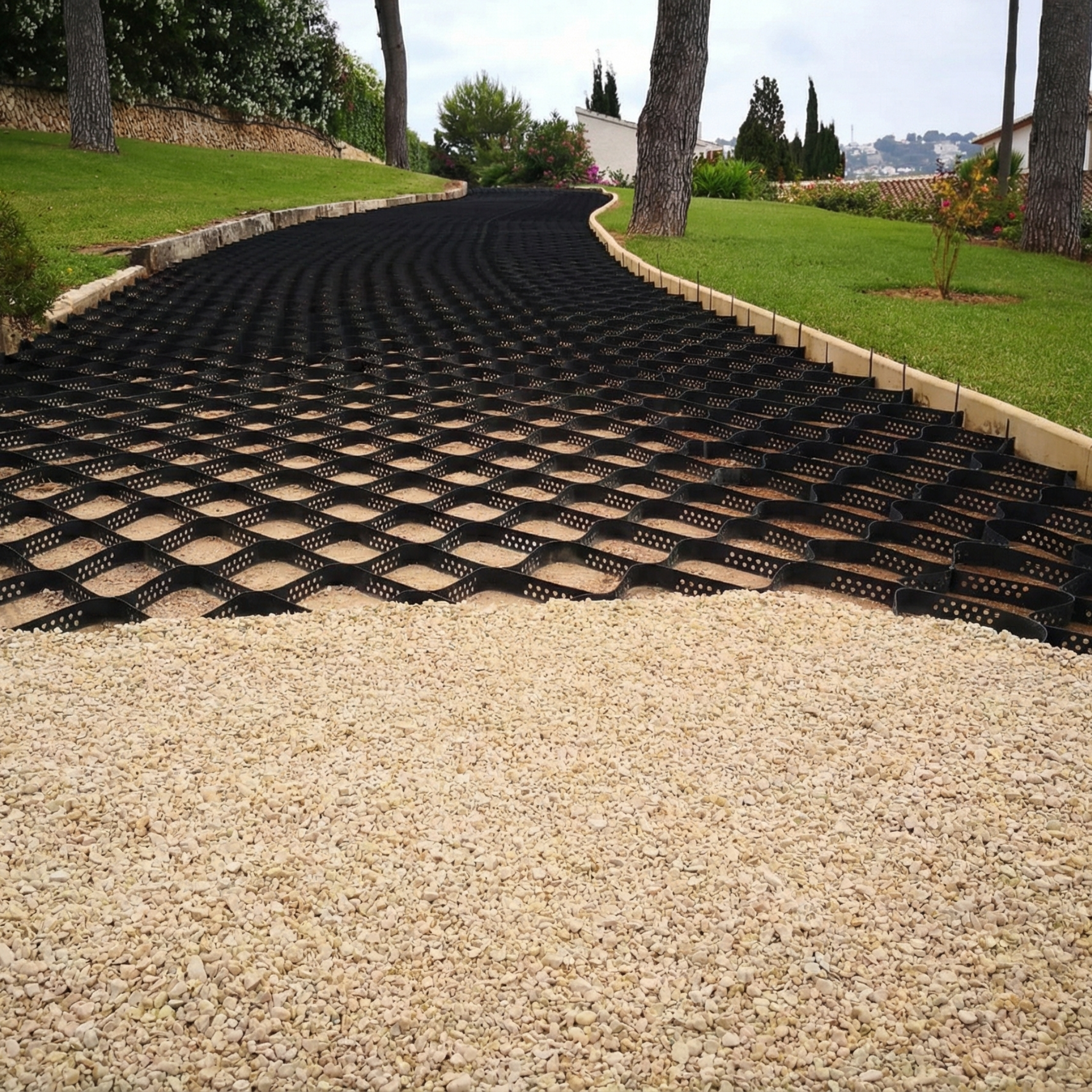 Geocelda de polietileno (PE)