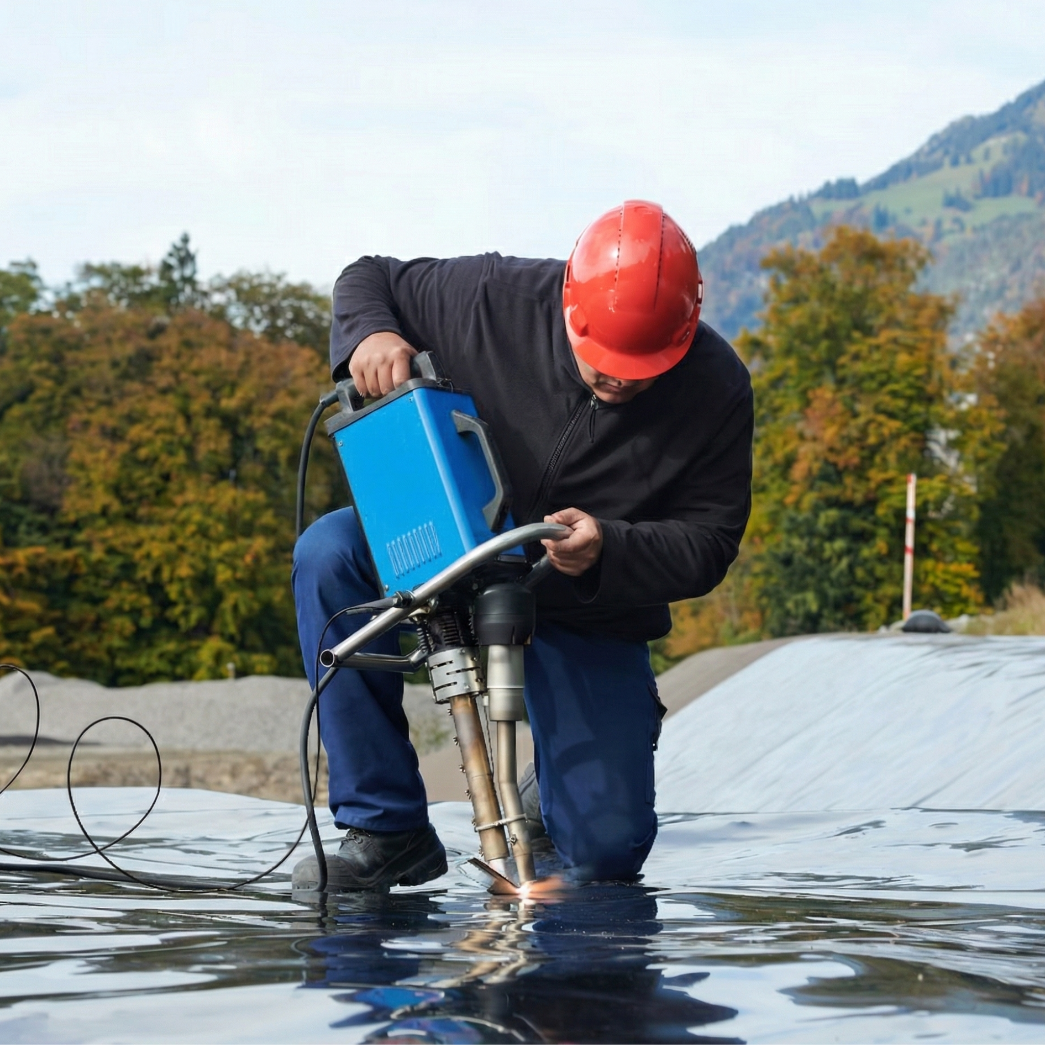 Cordón de soldadura de HDPE