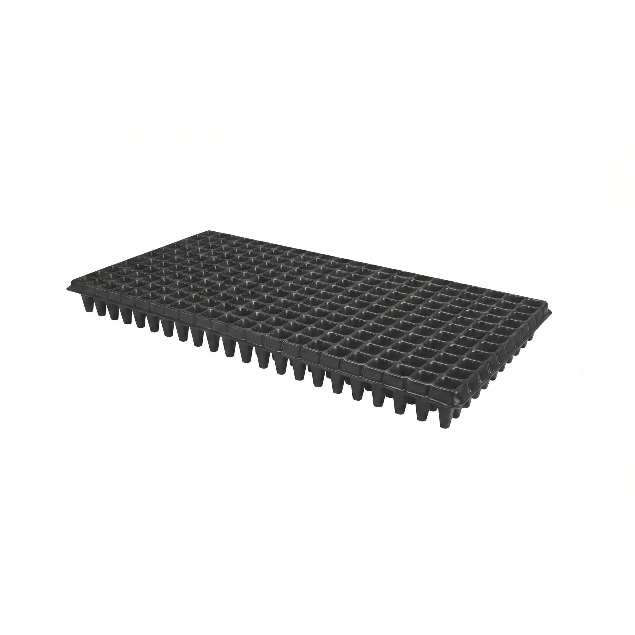 Plastic horticultural and ornamental tray