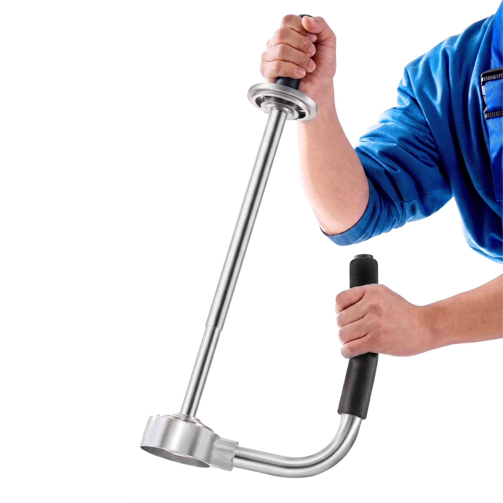 Standard applicator for stretch film or mesh