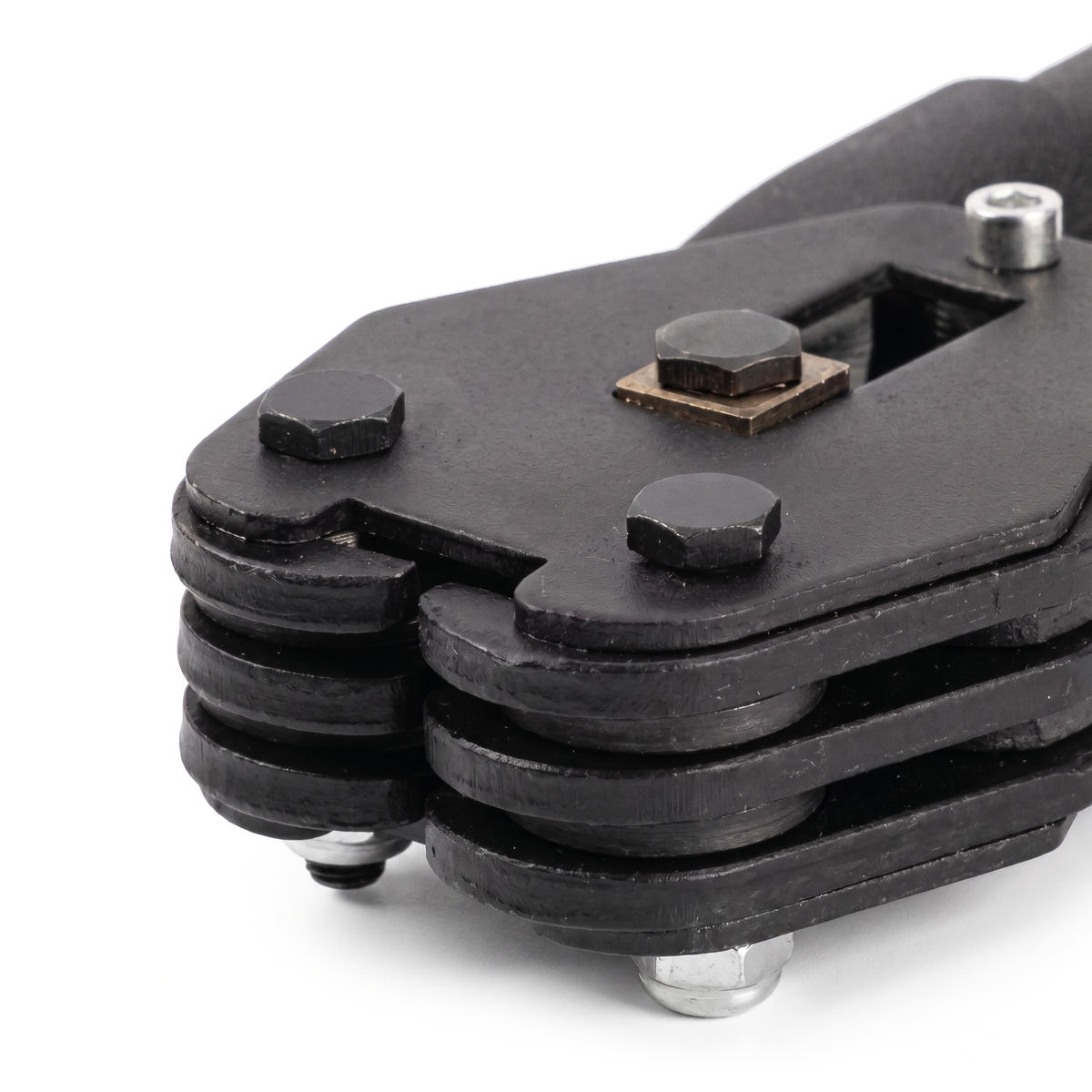 Manual pliers for plastic strapping (PP and PET)