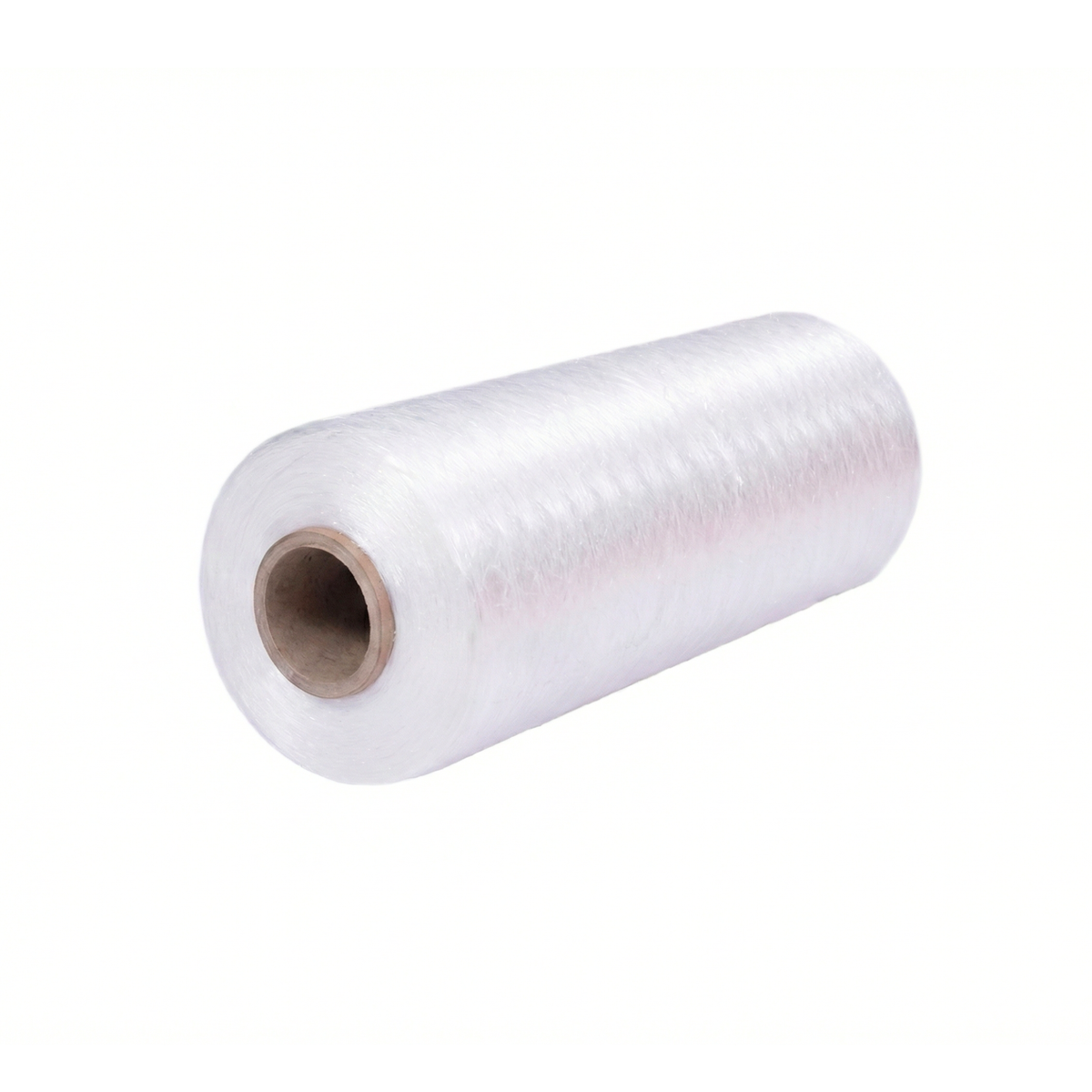 Stretch netting for wrapping machines stabilizing a pallet.