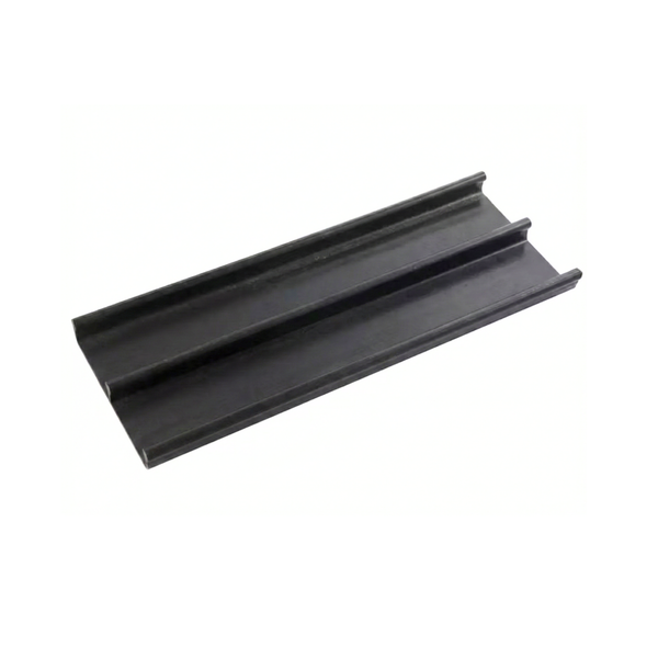 E-shaped HDPE Poly Lock profile for the secure anchoring of geomembranes in concrete for projects in Santo Domingo.